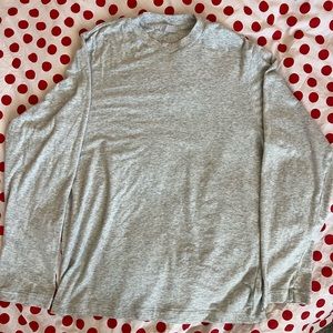 SKIMS Boyfriend Long Sleeve T-shirt Heather Gray